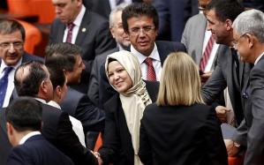 Last year, 4 women elected to the Turkish Parliament were allowed to wear headscarves in the chambers